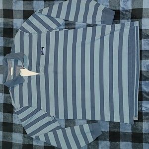 Vintage. LL BEAN. Rugby-style Long-sleeve Polo. Men's size Large Tall.